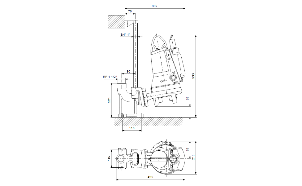 GRUNDFOS Tauchmotorpumpe SEG.40.12.E.2.1.502 Art. 96878509