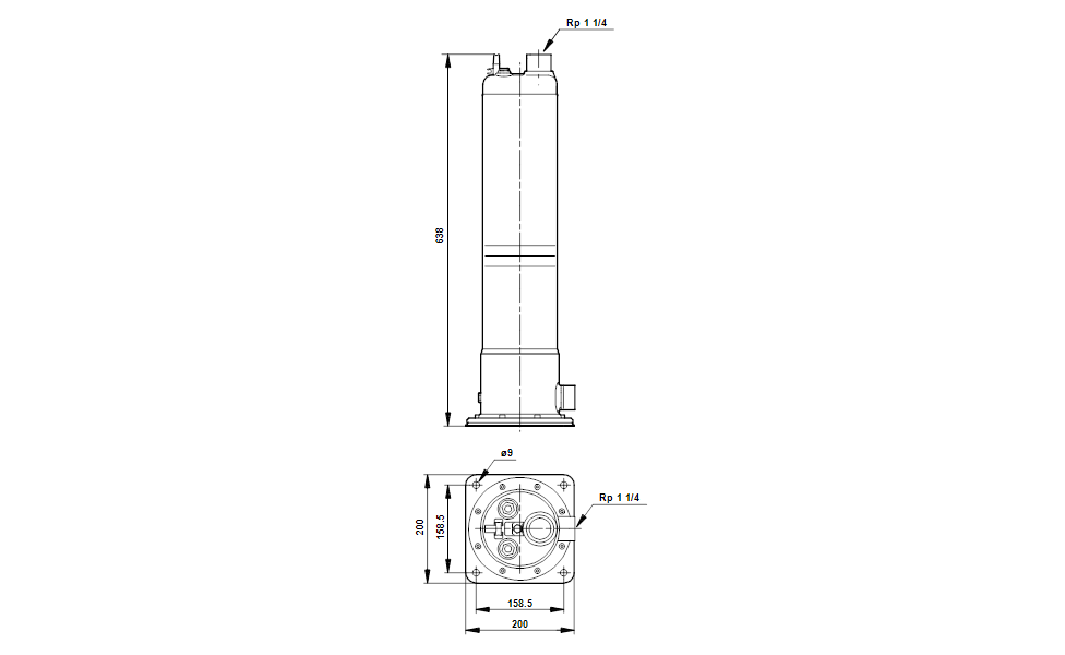 GRUNDFOS Unterwasserpumpe SPO 5-55 B Art. 96587253