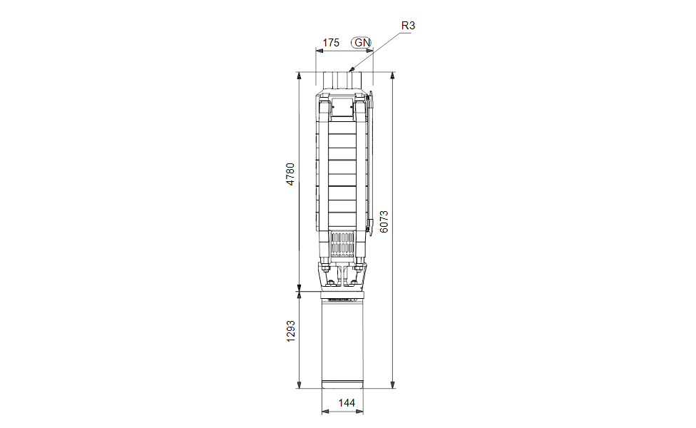 GRUNDFOS Unterwasserpumpe SP 30-43 Art. 13A40343