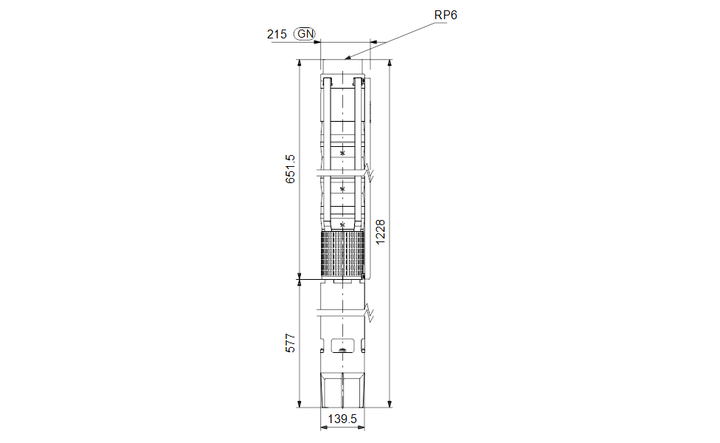 GRUNDFOS Unterwasserpumpe SP 125-1A Art. 17A169A1