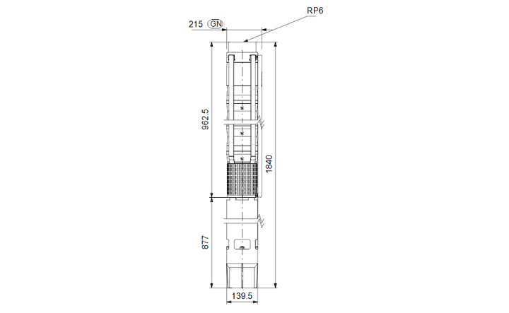 GRUNDFOS Unterwasserpumpe SP 125-3A Art. 17A169A3
