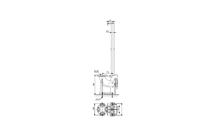 GRUNDFOS  Zubehör für Abwasserpumpe Auto coupling set Art. 96090992