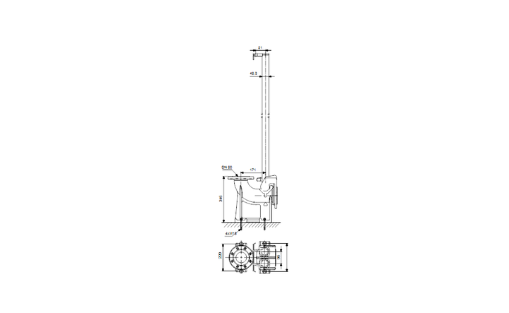 GRUNDFOS  Zubehör für Abwasserpumpe Auto coupling set Art. 96102238