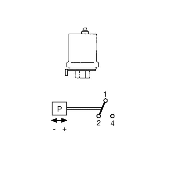 GRUNDFOS FF4 - 4 Druckschalter, 1-polig Art. 00ID8952