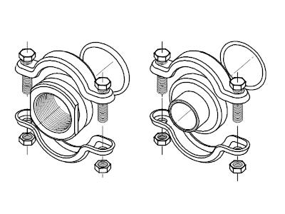 GRUNDFOS FlexiClamp Adapter mit Gewindeanschluss Art. 425238
