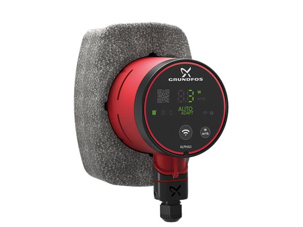 GRUNDFOS Nassläufer-Umwälzpumpe ALPHA3 25-60 130 Art. 99371923