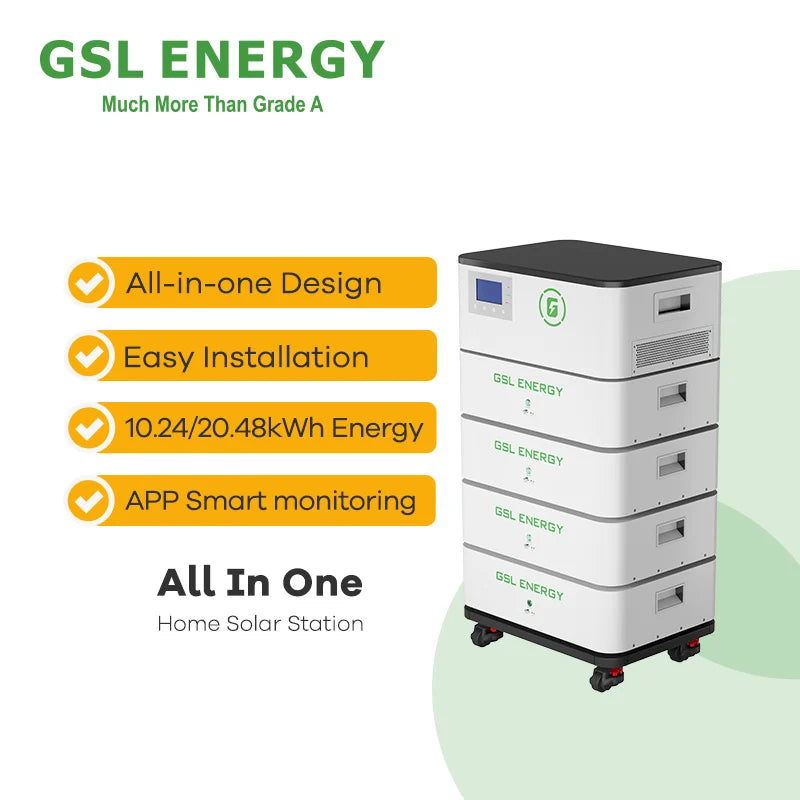 Shenzhen GSL Energy Co., Ltd. - Speicher - GSL 1200-4800W All-In-One Energy Storage System GSL-AIO-6K20 - Art. 19356