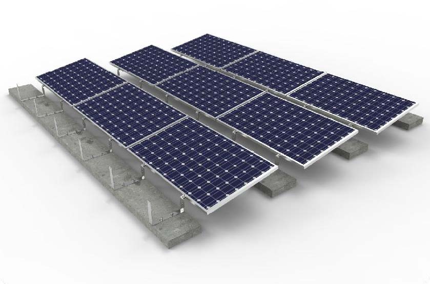 Xiamen ALV Import and Export Co., Ltd. - Montagesysteme - Galvanizing Steel Solar Ballast Mount System Galvanizing Steel Solar Ballast Mount System - Art. 9524