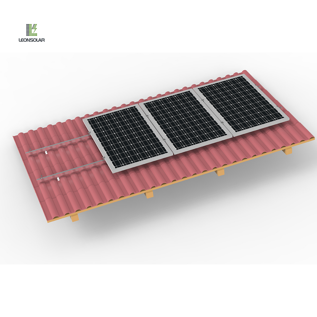 Xiamen Leon Solar Technology Co., Ltd. - Montagesysteme - Glazed Tile Roof Solar PV Mounting System Glazed Tile Roof Solar PV Mounting System - Art. 10844