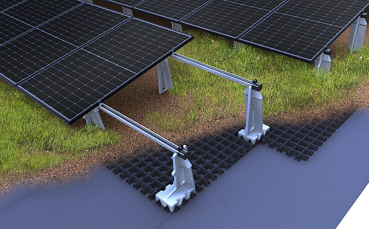 Novotegra GmbH - Montagesysteme - Green Roof East-West System Green Roof East-West System - Art. 9468