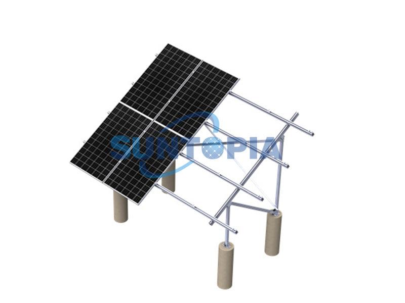 Suntopia New Energy Technology (Shanghai) Co., Ltd. - Montagesysteme - Ground Mounted Mounting System - Concrete Column Ground Mounted Mounting System - Concrete Column - Art. 10591
