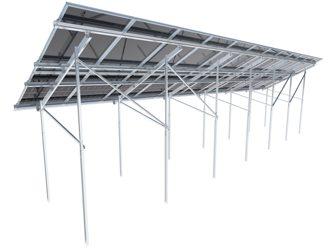 Sonnen Metal - Montagesysteme - Ground Mounting System SM-ST2V SM-ST on concrete supports - Art. 7107