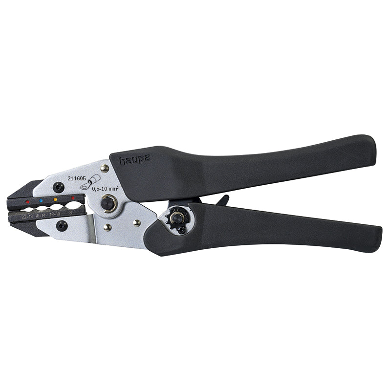 HAUPA Crimpzange Zum Anschliessen von Klemmen 0,5-10mm2 - Art. 211695