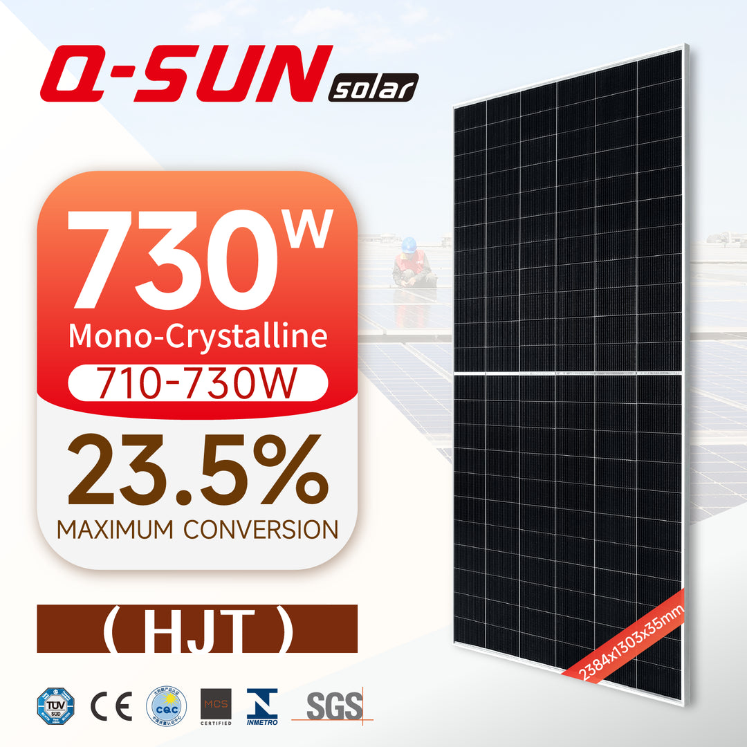 Q-SUN Anhui Co., Ltd - Solarmodul - HJT 710-730W H type qrystal Mono-Crystal QNHJT-720 - Art. 222987