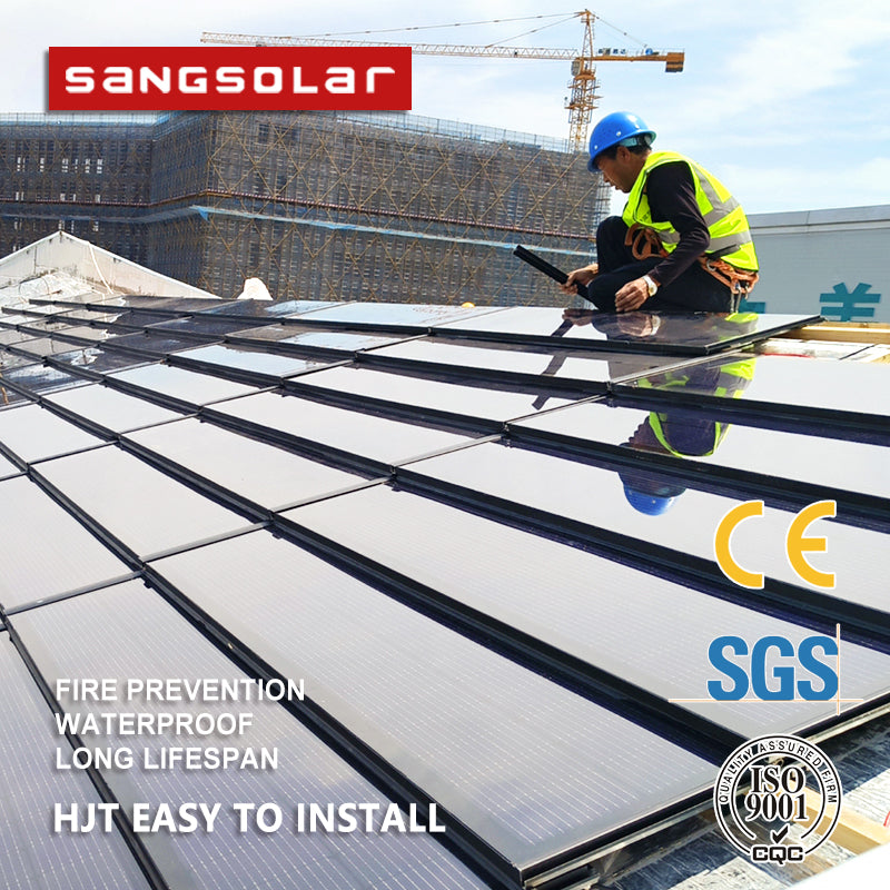 Beijing Shan Hu International Technology Co., Ltd. - Solarmodul - HJT BIPV Plane PV Tile 100-105W Plane PV Tile-HL-XWB11 T01100 - Art. 225431