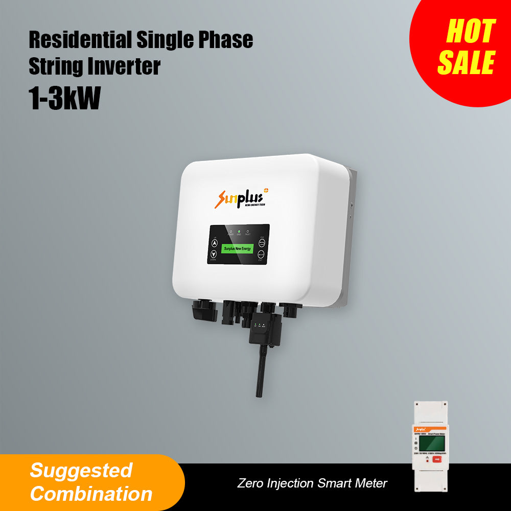 Shanghai Sunplus New Energy Technology Co., Ltd. - Wechselrichter - HNS Series 1-3KW HNS1000TL-1 - Art. 52040