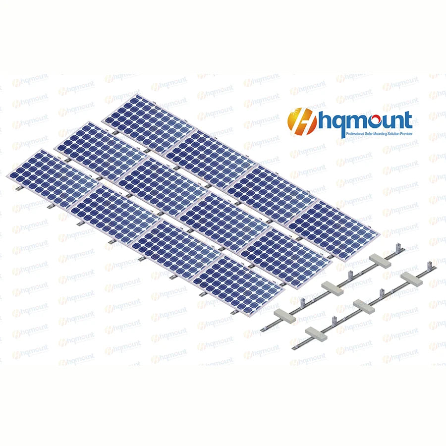 Xiamen HQ Mount Tech Co., Ltd - Montagesysteme - HQ-BR6 Solar Ballasted Roof Mounting Solution HQ-BR6 - Art. 9432