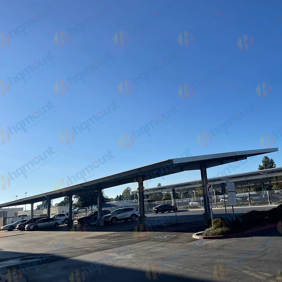 Xiamen HQ Mount Tech Co., Ltd - Montagesysteme - HQ-SCC01 Solar Carbon Steel Carport Mount HQ-SCC01 - Art. 9437