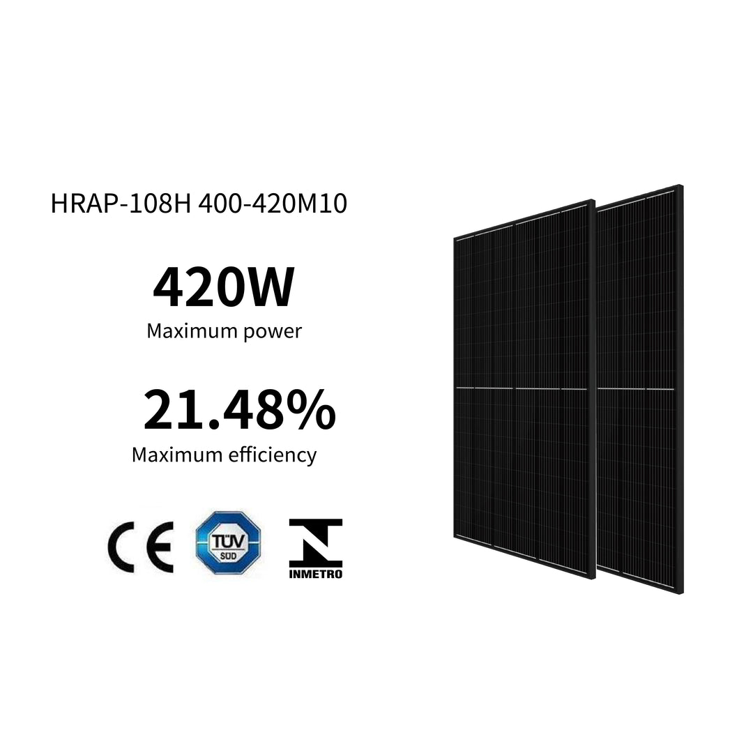 Apex Solar Energy Technology  (Yangzhou)  Co., Ltd. - Solarmodul - HRAP-108H 400-420M10 Black 410 - Art. 190819