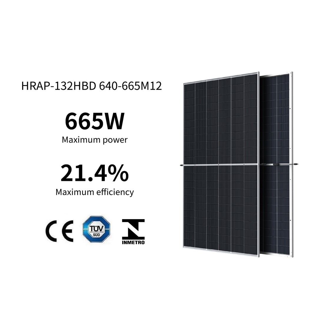 Apex Solar Energy Technology  (Yangzhou)  Co., Ltd. - Solarmodul - HRAP-132H 655-675M12 670 - Art. 188084