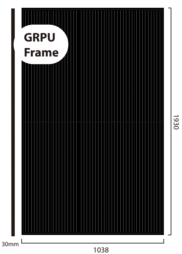 Hanover Solar GmbH - Solarmodul - HS430M-60-166 UB HS430M-60-166 - Art. 229888