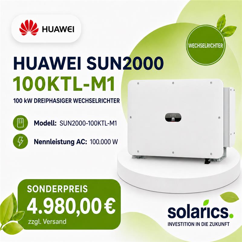 Huawei SUN2000-100KTL-M1 100kW Dreiphasiger Wechselrichter