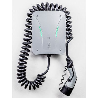 Hardy Barth cPµ2 - PRO 11kW, Typ 2 Ladekabel 4m spiral, RFID -Art. 509010
