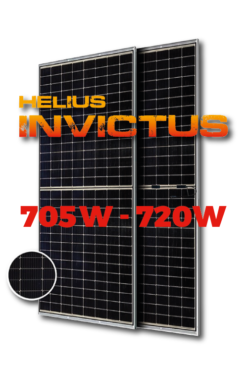 Helius Sunlink PV - Solarmodul - Helius Invictus HMB224M6 705HL-720HL HMB224M6 720HL - Art. 195394