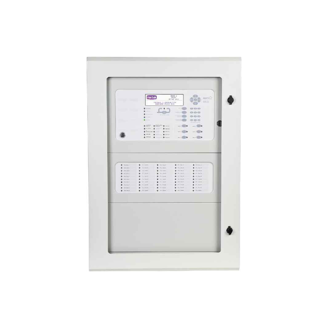 Hertek Penta 5445R Brandmelderzentrale, 2-4 Loops, max. 45Ah Akkus, mit 50-LED-Anzeige, IP55 - Art. BIC285