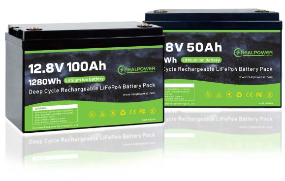 Shenzhen RealPower Technology Co., Ltd. - Speicher - High Quality 12.8V LifePo4 Batteries RP-LFP-12120 - Art. 30287