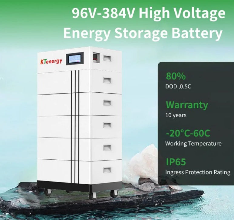 Kaitian Energy Storage (Shenzhen) Technology Co., Ltd. (KTenergy) - Speicher - High Voltage 100Ah Stackable Lifepo4 Battery 33,6KWh - Art. 32761