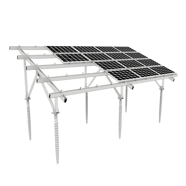 Xiamen Wanhos Solar Technology Co., Ltd. - Montagesysteme - Hot-dip Galvanised Steel Solar Ground Mount Hot-dip Galvanised Steel Solar Ground Mount - Art. 10318