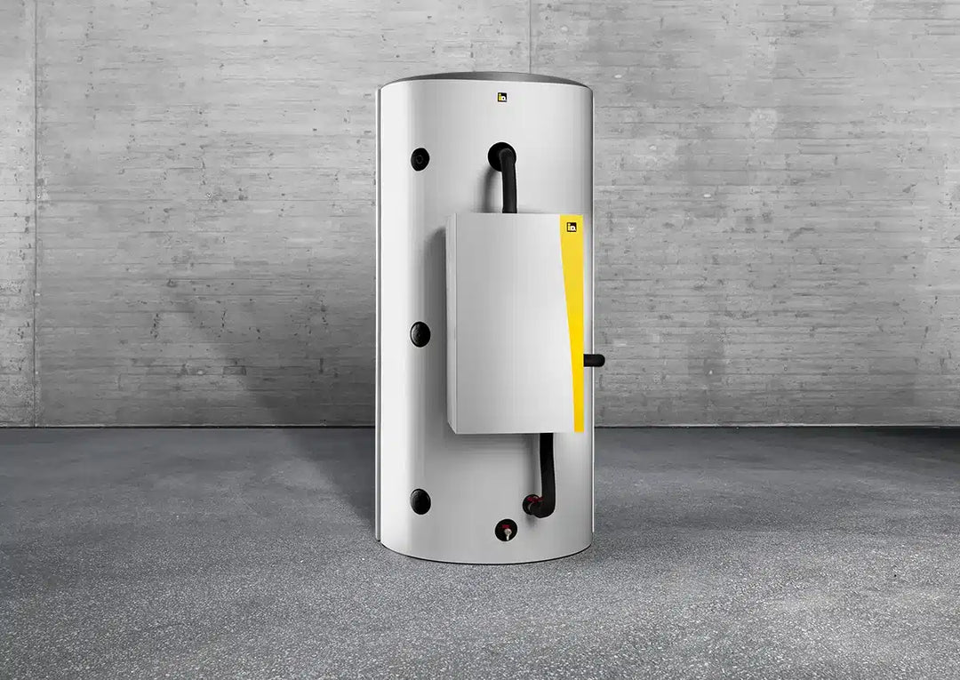 iDM Pufferspeicher Hygienik 1500l mit Schichtrennplatte aus Stahlblech – Art. 281064
