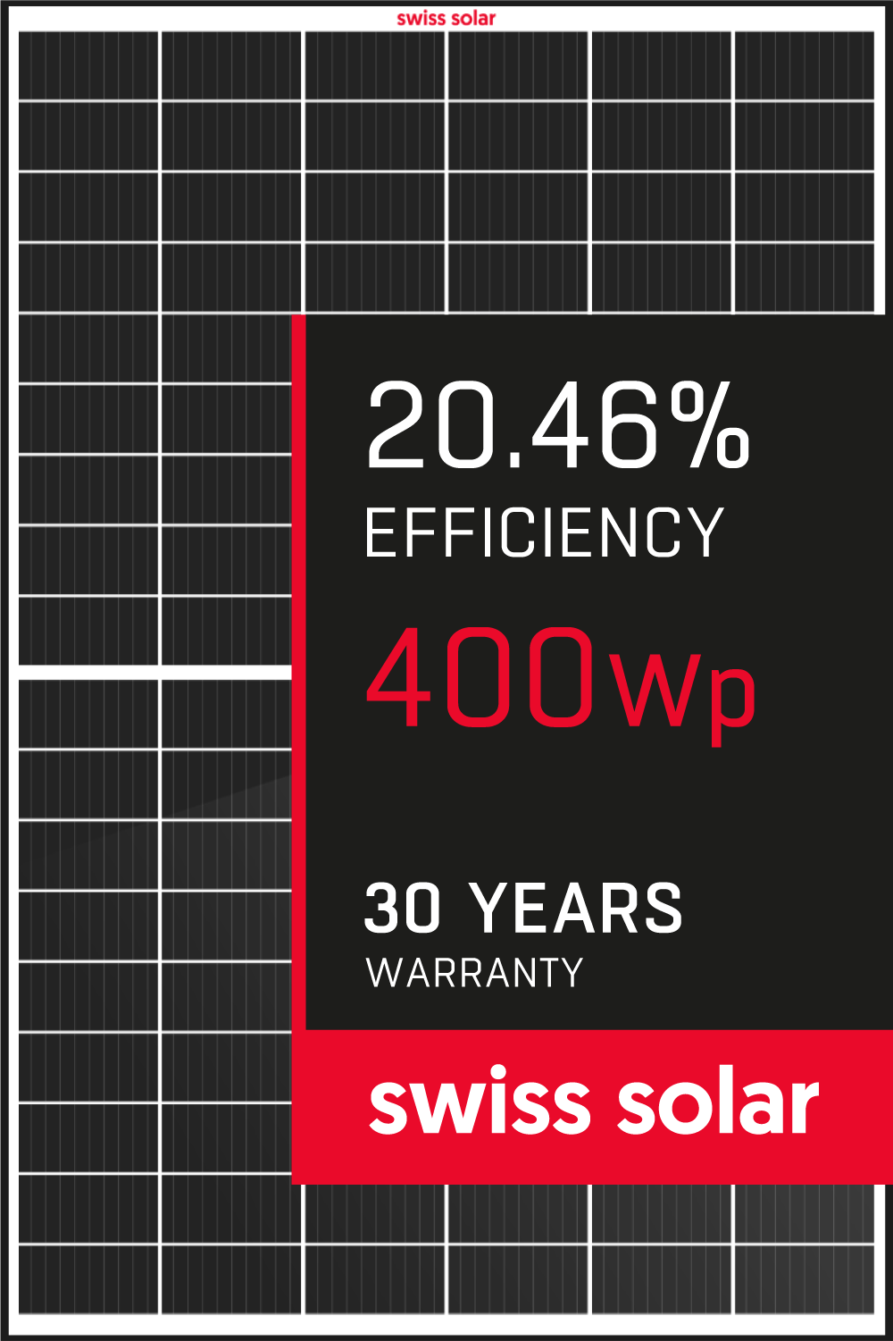 Swiss Solar AG - Solarmodul - IBEX 108MHC-EIGER-410 410 - Art. 161330
