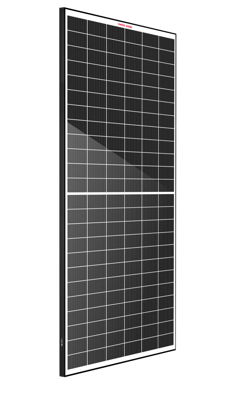 Swiss Solar AG - Solarmodul - IBEX 132BF-MHC-EIGER-500-505 BIFACIAL GLASS 500 - Art. 196475
