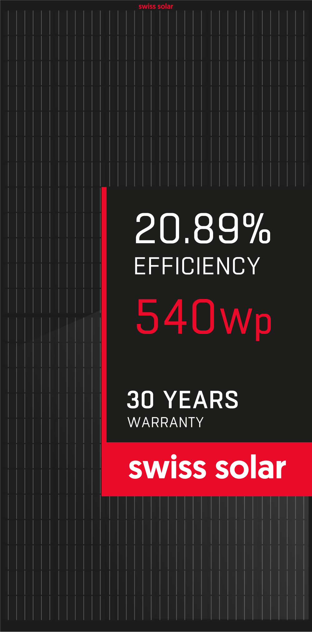 Swiss Solar AG - Solarmodul - IBEX 144MHC-EiGER-540-545 FULL BLACK 540 FULL BLACK - Art. 161358