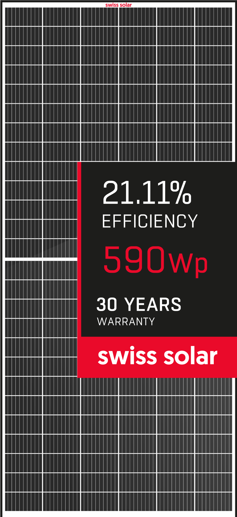 Swiss Solar AG - Solarmodul - IBEX 156MHC-EiGER-595-600 600 - Art. 229823