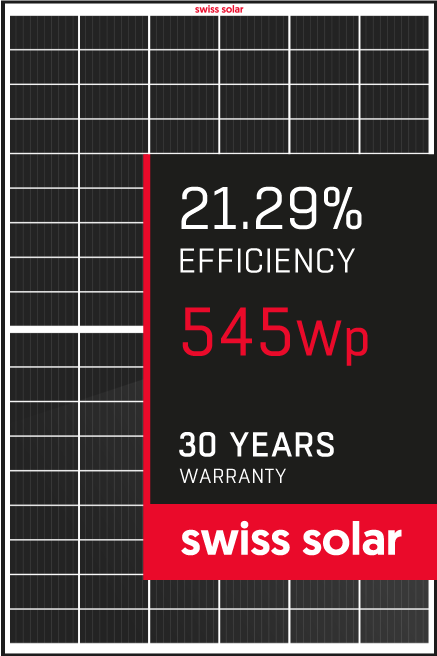Swiss Solar AG - Solarmodul - IBEX 54M-EIGER-530-550 540 - Art. 162962