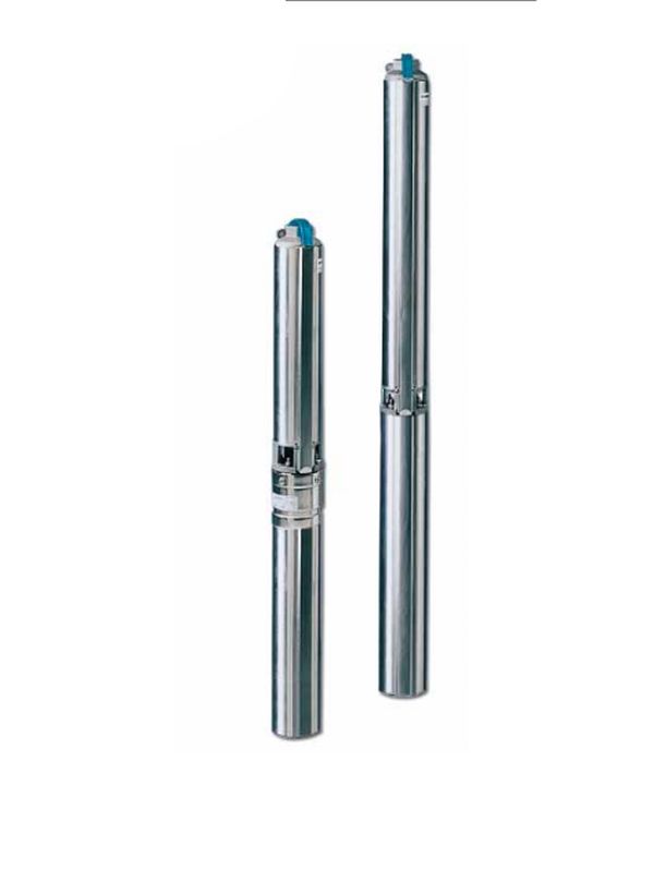 Lowara Tauchpumpe für 4“Brunnen Modell 4GS15M 2 PS einphasig 19 Stufen LOW4GS15M-4OS