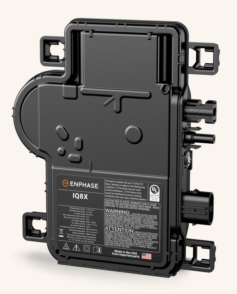 Enphase Energy, Inc. - Wechselrichter - IQ8X (North America) IQ8X-80-M-US/IQ8X-80-MDOM-US5@ 208 V - Art. 55615