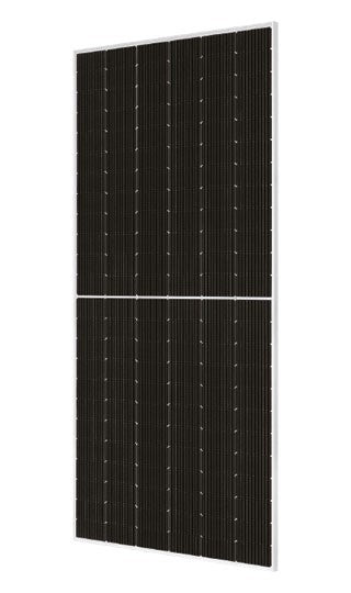 JA SOLAR Solarmodul JAM72S30-560/GR Mono Half-Cut 560 Wp Silberner Rahmen