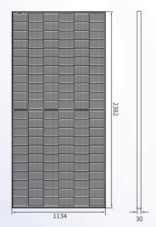 Jinneng Clean Energy Technology Ltd. - Solarmodul - JNBN132-605~625 JNBN132-610 - Art. 214969