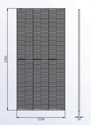 Jinneng Clean Energy Technology Ltd. - Solarmodul - JNMN132-610~630 JNMN132-610 - Art. 214958