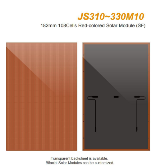 Baoding Jiasheng Photovoltaic Technology Co., Ltd. - Solarmodul - JS310-330M10 JS320M10 - Art. 211140