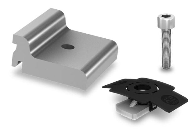 K2 Systems Climber 63 Set Aluminiumklammer für SingleRail 63