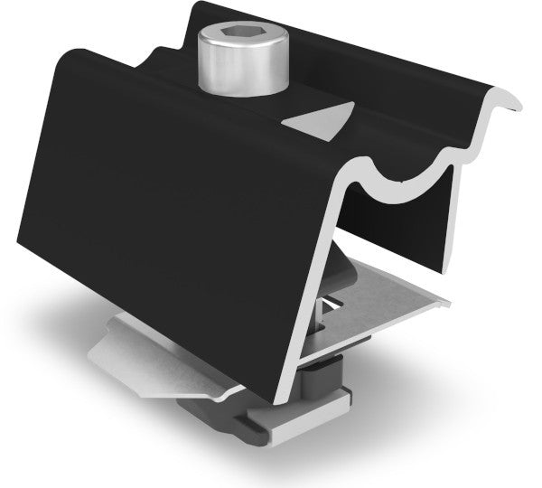 K2 Systems EC SET CLAMP 30-40 HYBRID BLACK K2 Universal Endklemme Schwarz Eloxiert