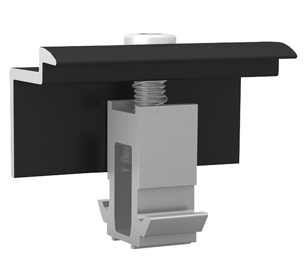 K2 Systems EC SET DOMECLAMP 30-50MM BLACK UNIVERSAL Endklemmen-Set Dome 6, Schwarz