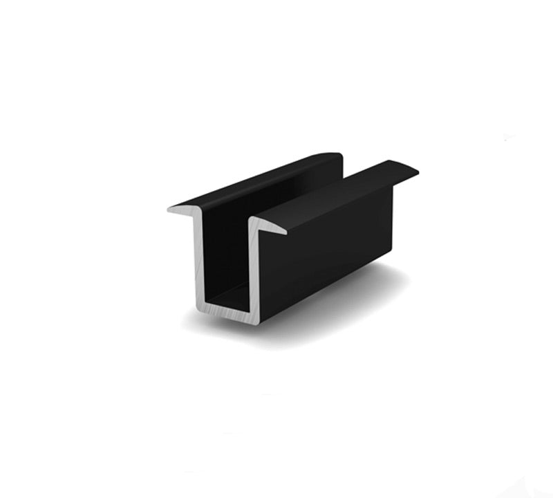 K2 Systems Montagesysteme MC AL BLACK Modulmittelklemme, schwarz eloxiert