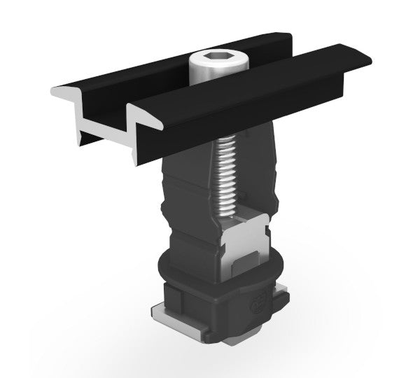 K2 Systems MC SET CLAMP 25-40 BLACK K2 Universal Mittelklemme Schwarz Eloxiert