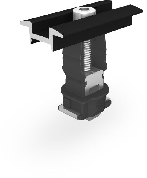 K2 Systems Mittelklemmen-Set Clamp 25-40 mm, schwarz eloxiert – K2 Systems